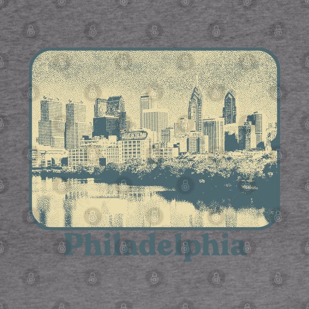 Philly Pride / Philadelphia Retro Style Design by DankFutura